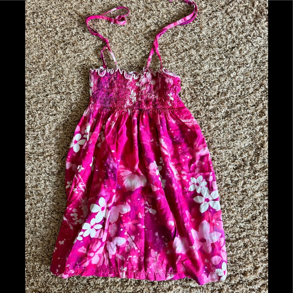 RJC Hawaiin smock summer dress, girl size 8